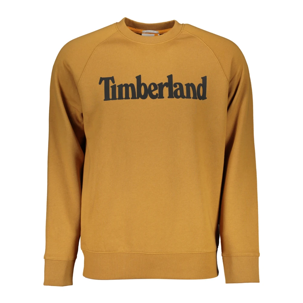 Timberland Brun Sweatshirt med Tryck och Långa ärmar Brown, Herr