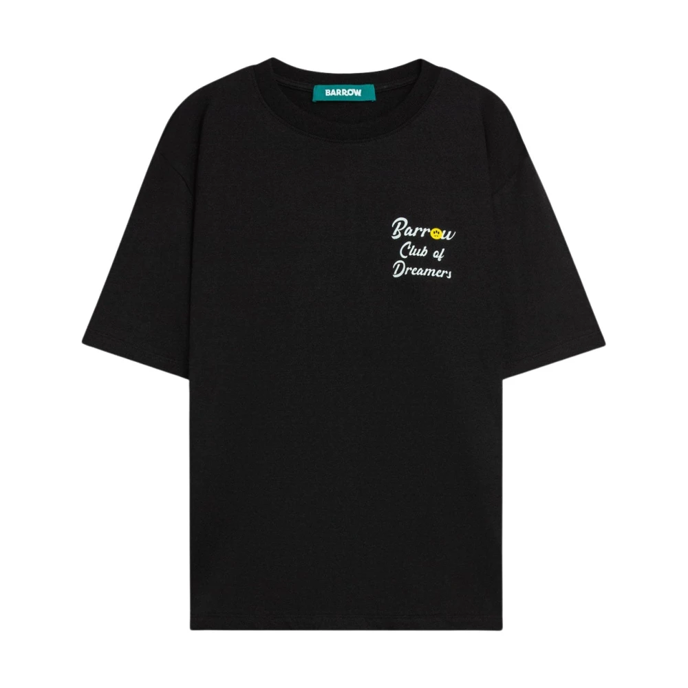 Barrow Black T-Shirts, Male, S, Jersey T-Shirt