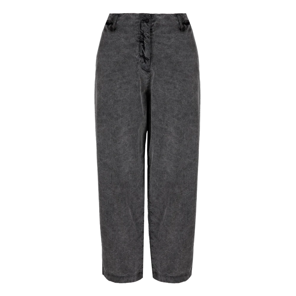 Bomboogie Donna Nero - Balloon Corduroy Pants - Trousers - M