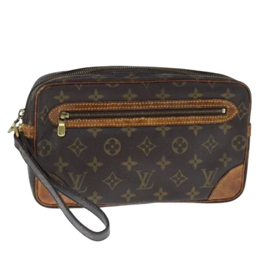 Louis Vuitton Vintage Pre-owned Canvas clutches Brown Unisex