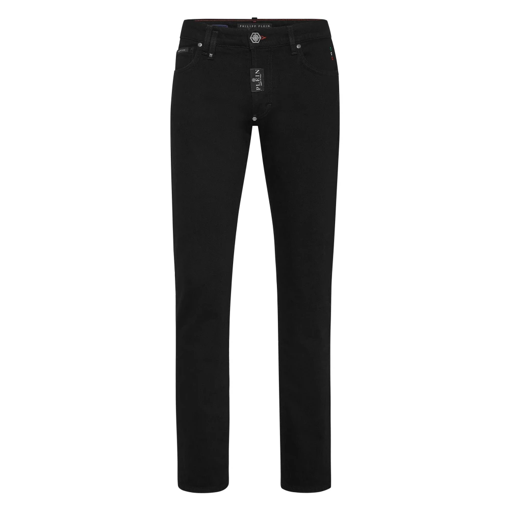 Philipp Plein Original Denim Five-Pocket Byxor Black, Herr