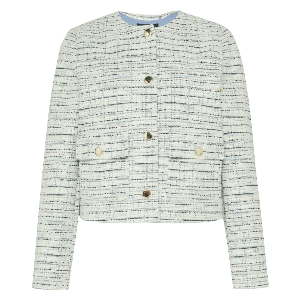 s.Oliver Geruite Bouclé Indoor Blazer Green Dames