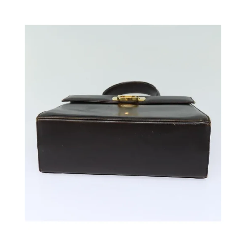 Salvatore Ferragamo Pre-owned Leather handbags Black Dames