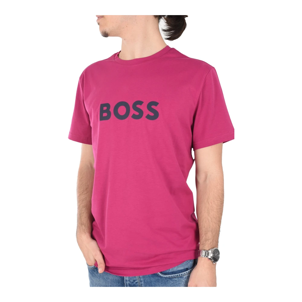 Hugo - Tops > T-Shirts - Pink - Hugo - Modalova