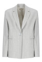 veste-grise-en-lin-et-viscose-a-rayures