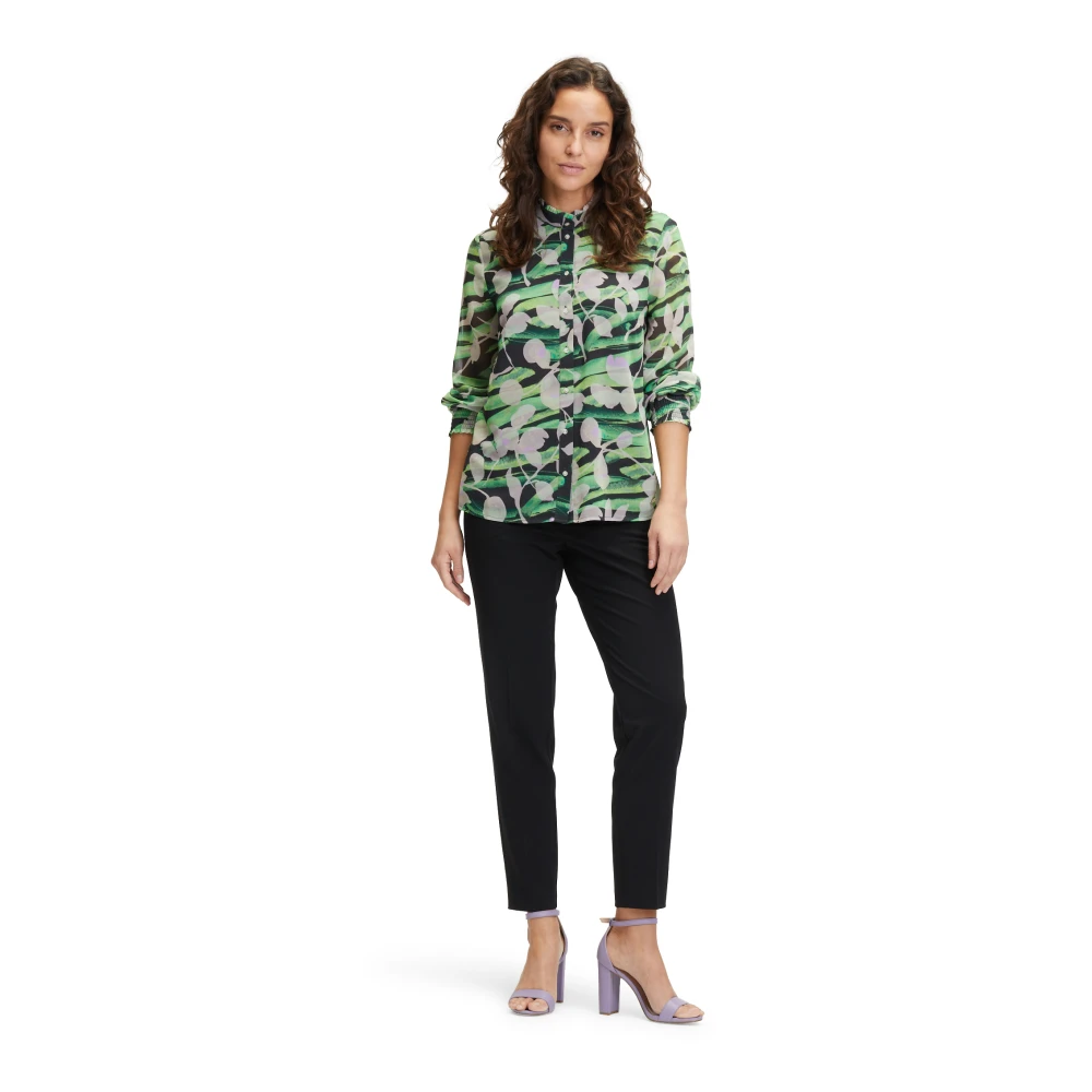 Betty & Co Bloemen Chiffon Blouse Multicolor Dames
