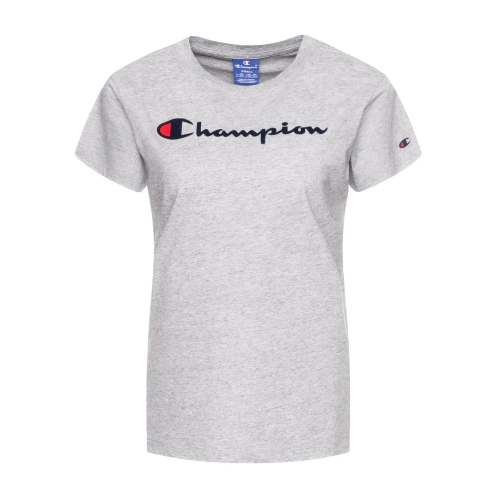 Champion Korte Mouw T-shirt Gray Dames