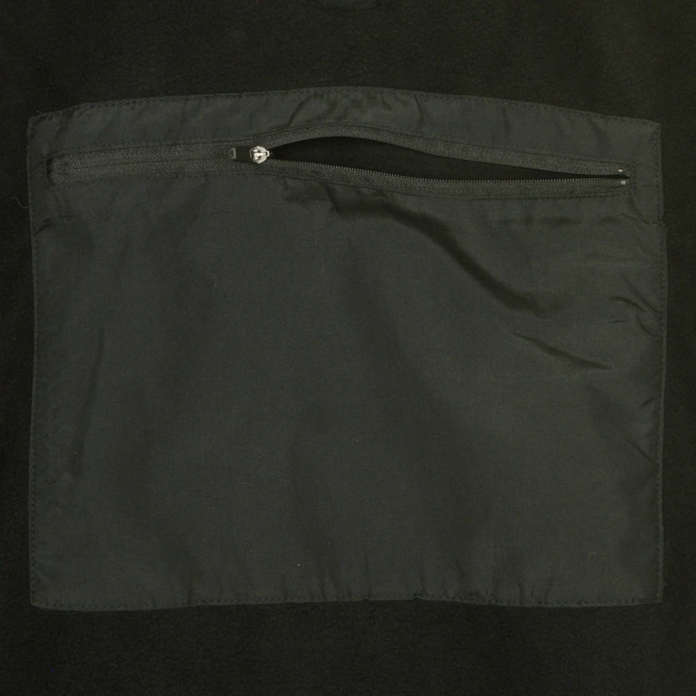 Dolly Noire Zwarte Fleece Half Zip Sweatshirt Black Heren