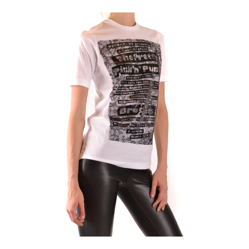 Dsquared2 T-Shirts White Dames