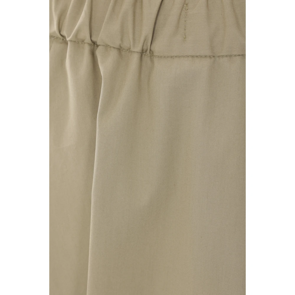 Aspesi Lichte Khaki Katoenen Rok Beige Dames