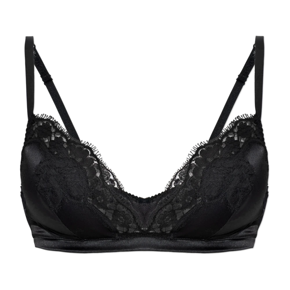 Dolce & Gabbana Donna Nero - Reggiseno Con Inserti In Pizzo - Underwear - L
