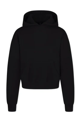 Bomullsfleece Klassisk Huvtröja
