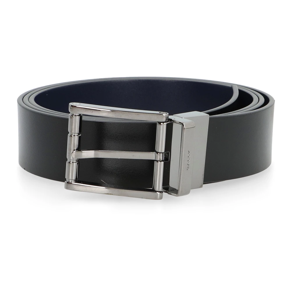 Bally Omkeerbare leren riem Black Heren
