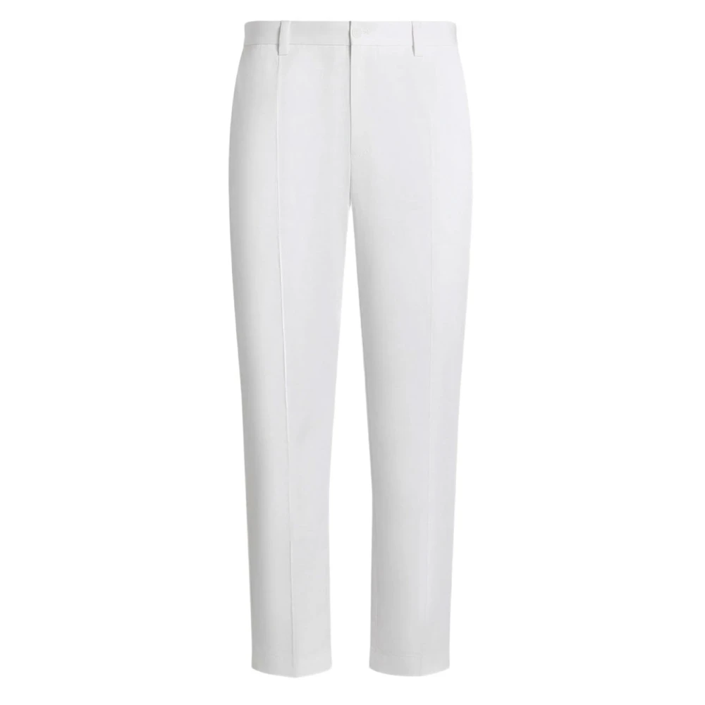 Dolce & Gabbana Hombre Blanco - Elegantes Pantalones Negros Para Mujer - Trousers - L