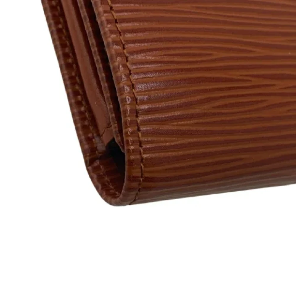 Louis Vuitton Vintage Pre-owned Leather wallets Brown Dames