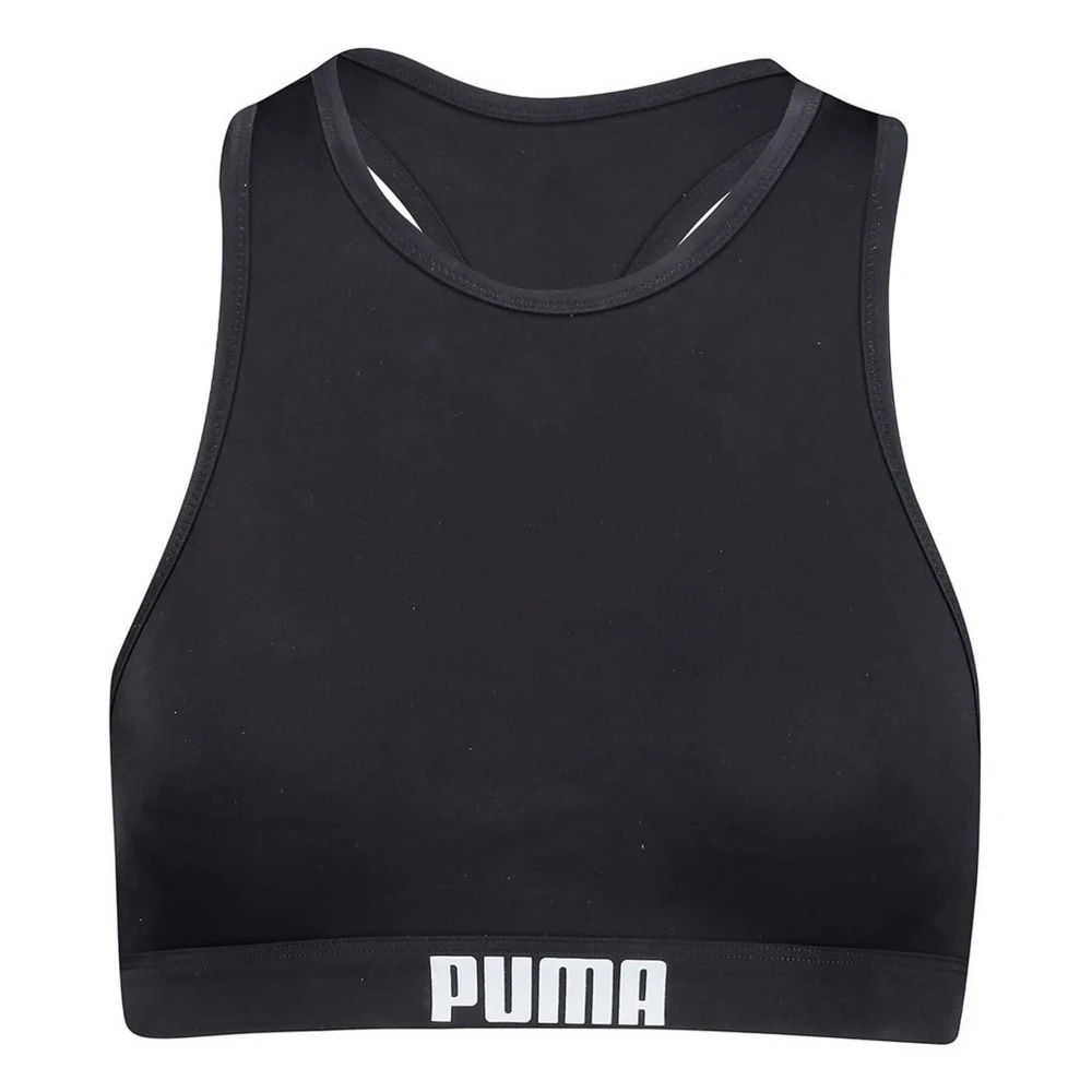 Puma Halter Bikini Top Black, Dam