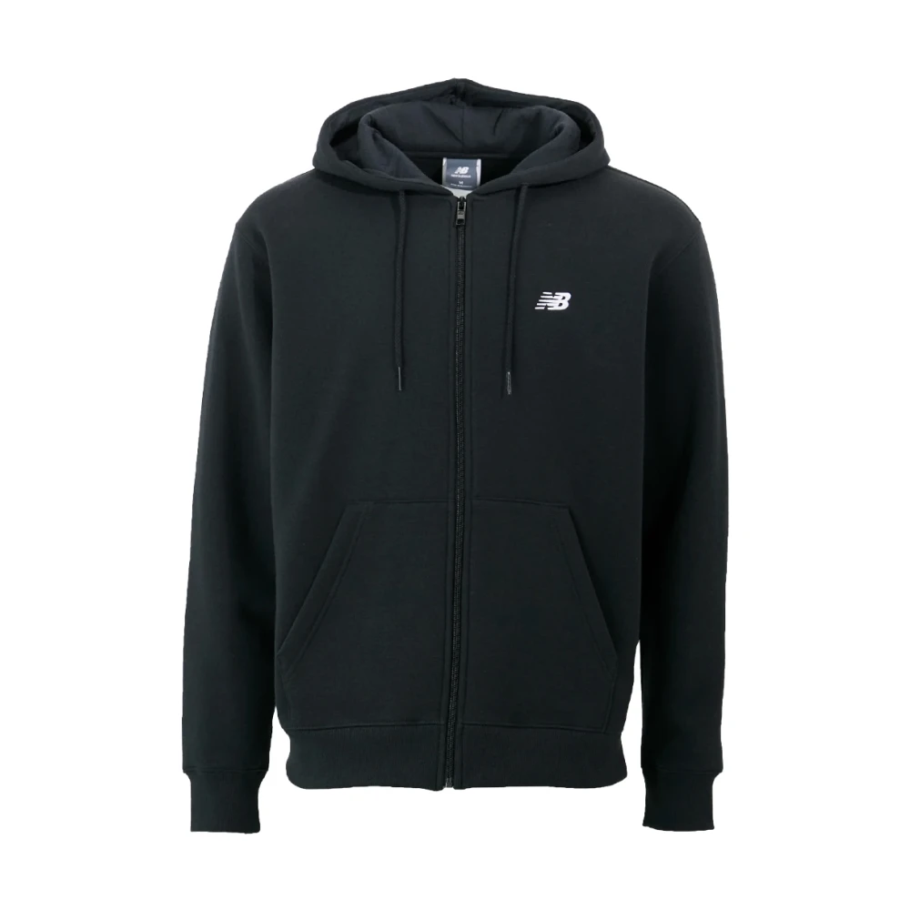 New Balance Katoenen Sweater Hoodie Winterstijl Black Heren