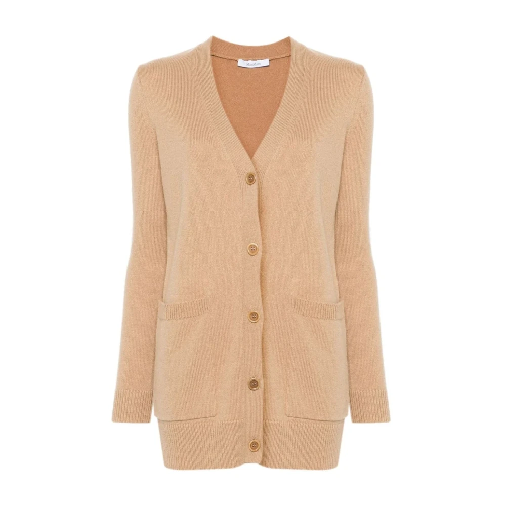 Max Mara Women's Brown Cashmere Knitwear, M, Villar Cardigan