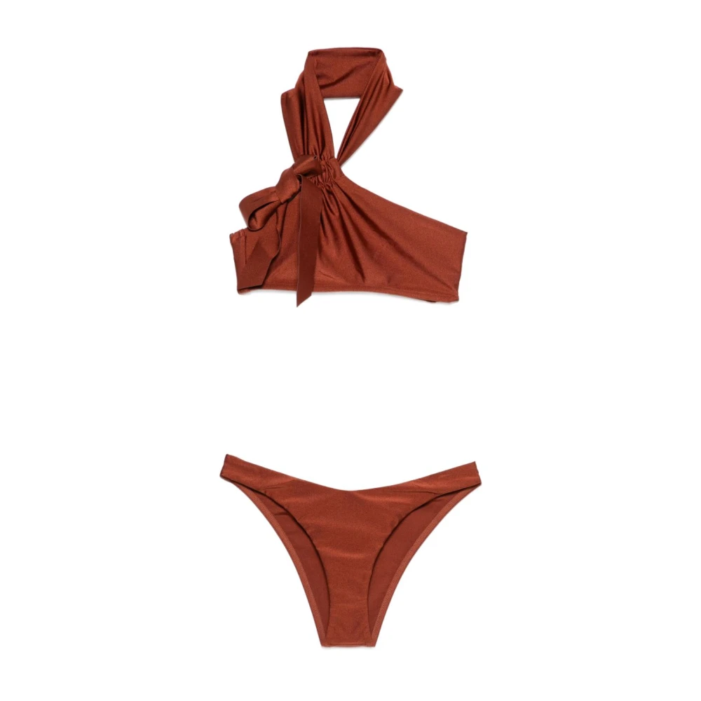 Zimmermann Women's Brown Bikinis, Xs, Awaken Bikini Set