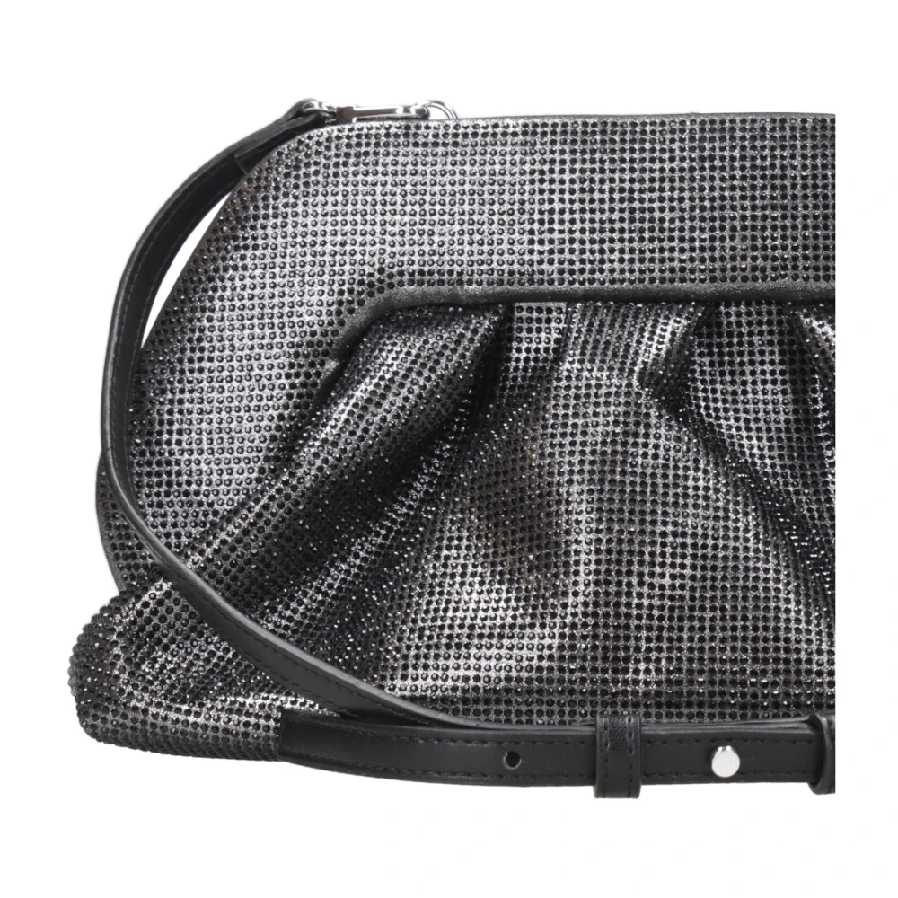 THEMOIRè Vegan Strass Clutch Tas Grijs Gray Dames