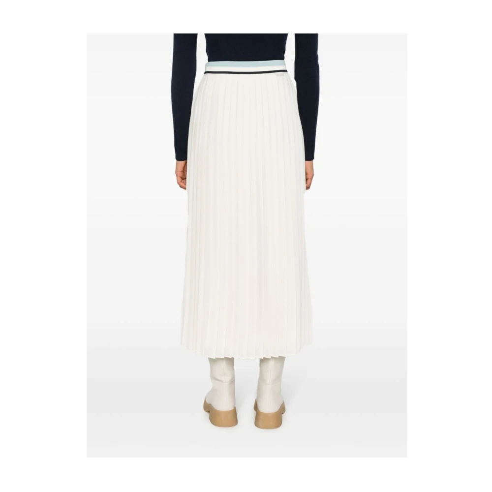 Moncler Midi Skirts White Dames