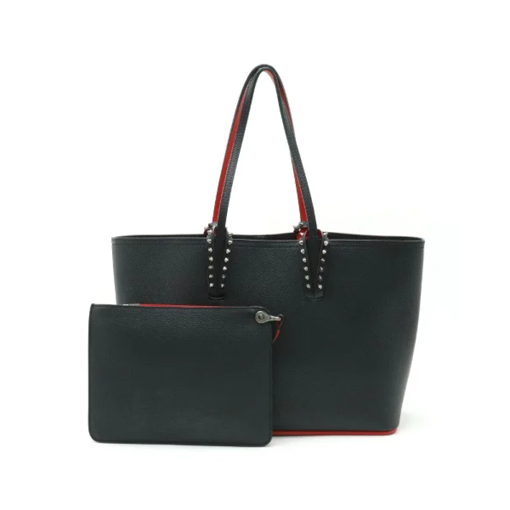 Christian Louboutin Pre-owned Leather totes Black Dames