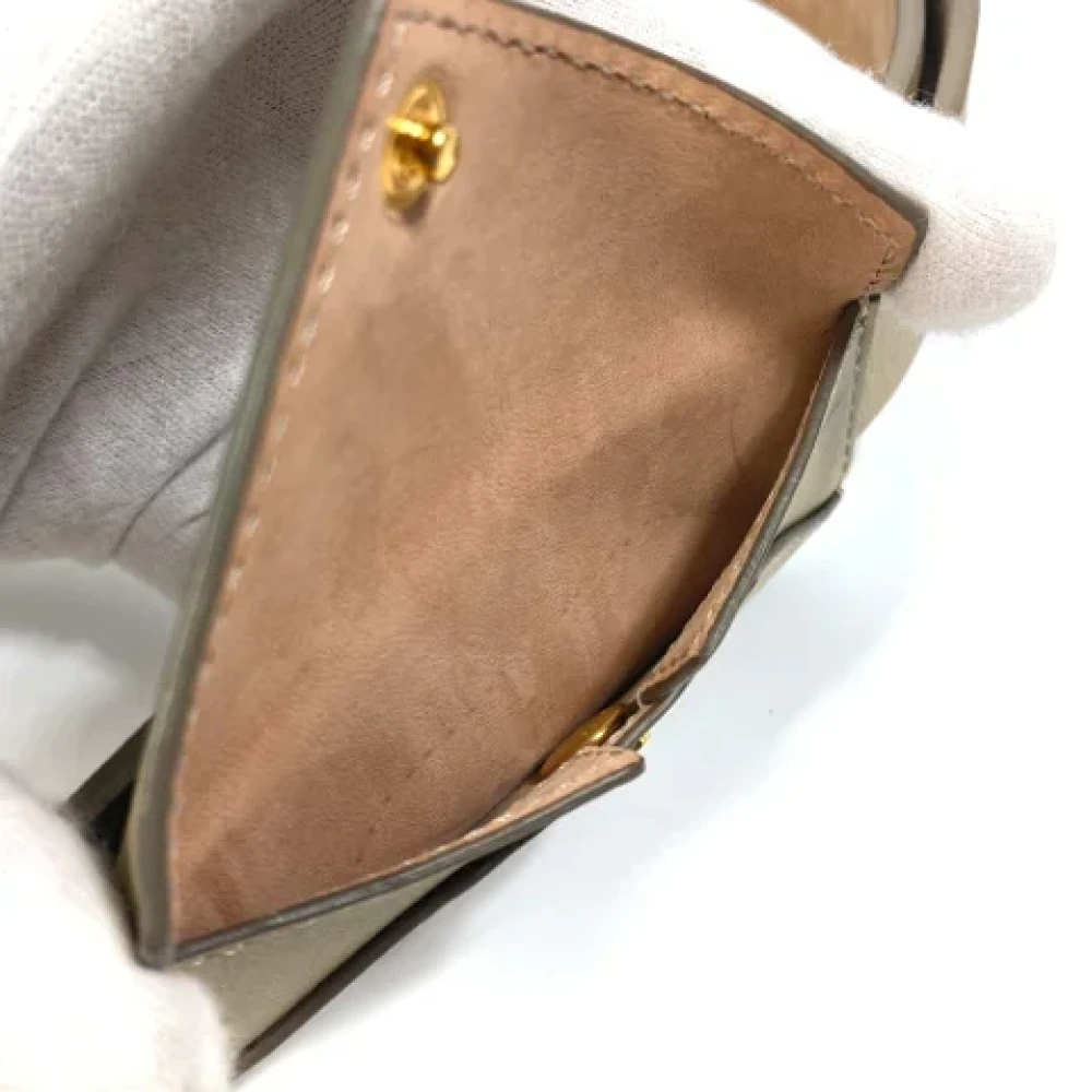 Burberry Vintage Pre-owned Leather belts Beige Dames