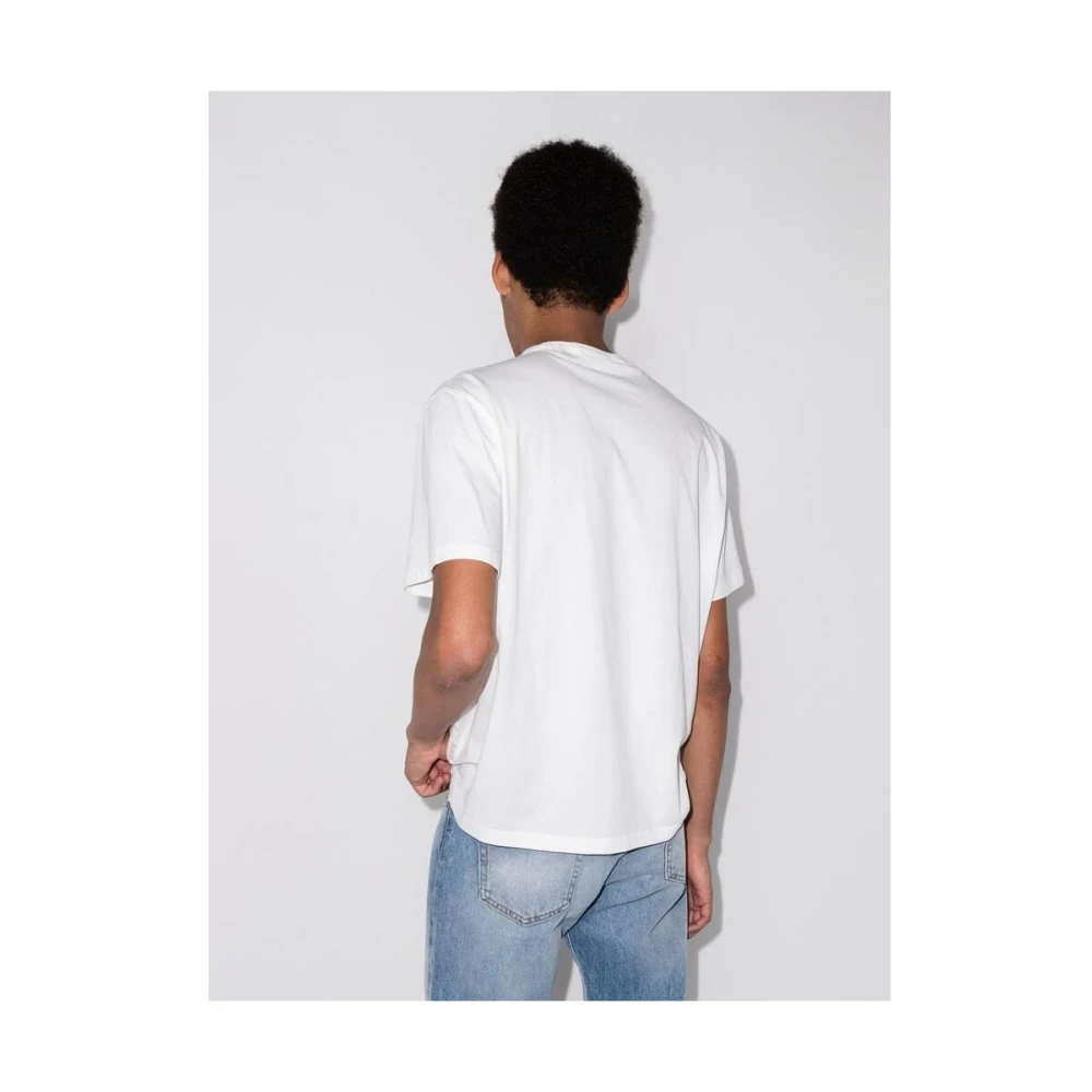 Our Legacy Relaxed Fit Katoenen T-shirt White Heren