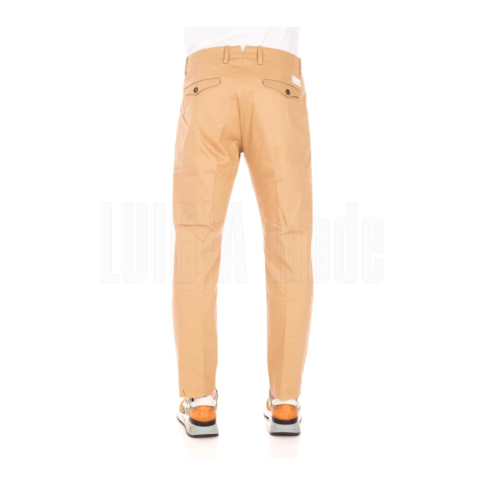 Nine In The Morning Moderne Vouw Chino's Brown Heren