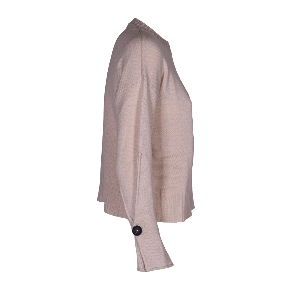 Kangra Dames Coltrui. Lange Mouw. Wol en Cashmere Mix. Pink Dames