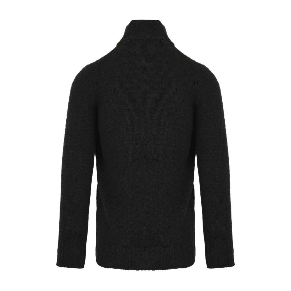 Filippo De Laurentiis Sweater met volledige rits in flesgroen Black Heren