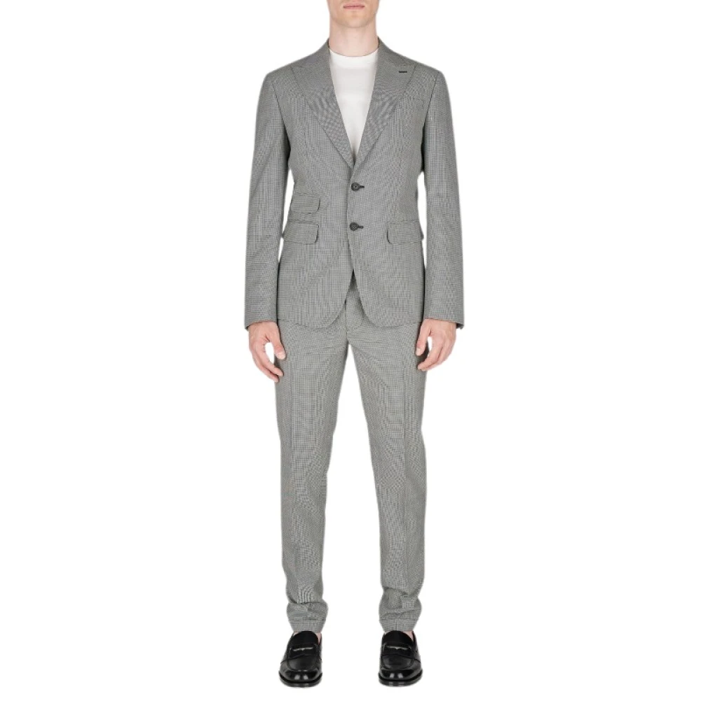 Dsquared2 Grijze London Suit Gray Heren