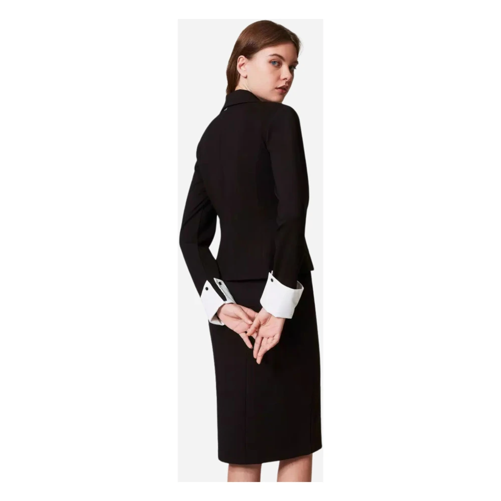Twinset Zwart Jasje Set Black Dames