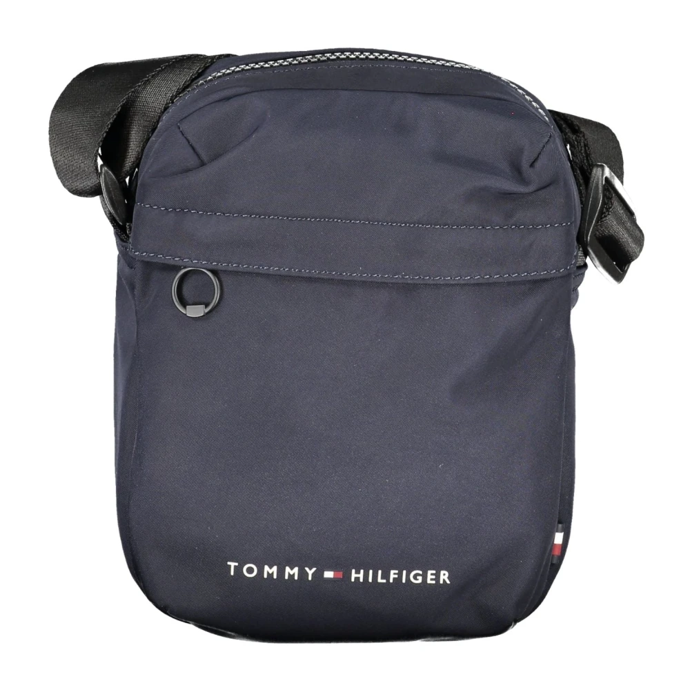 Tommy Hilfiger Blauwe Schoudertas met Ritssluiting Blue Heren