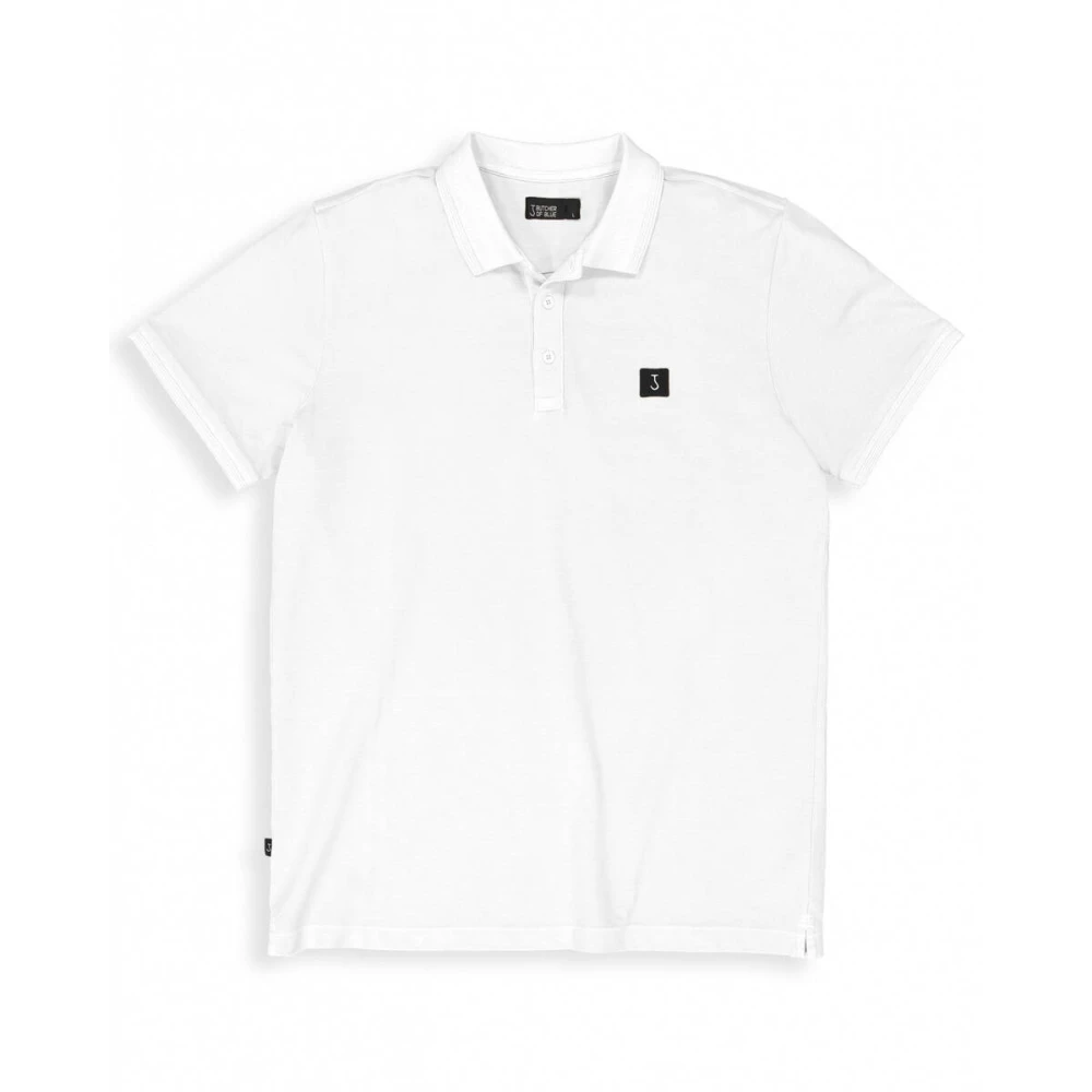 Butcher of Blue Classic comfort polos wit White Heren