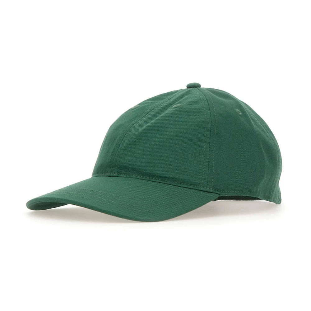 Lacoste Unisex Green Hats & Caps, One Size, Cotton Twill Cap