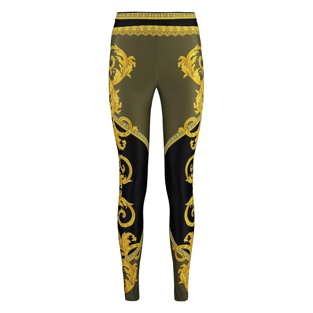 Versace Goden Print Leggings Multicolor Dames