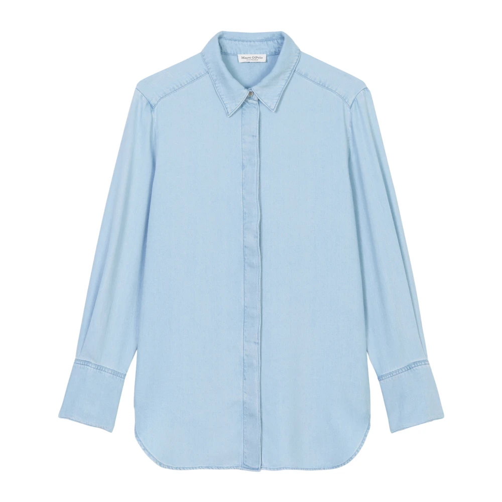Marc O'Polo Lange blouse normaal Blue Dames