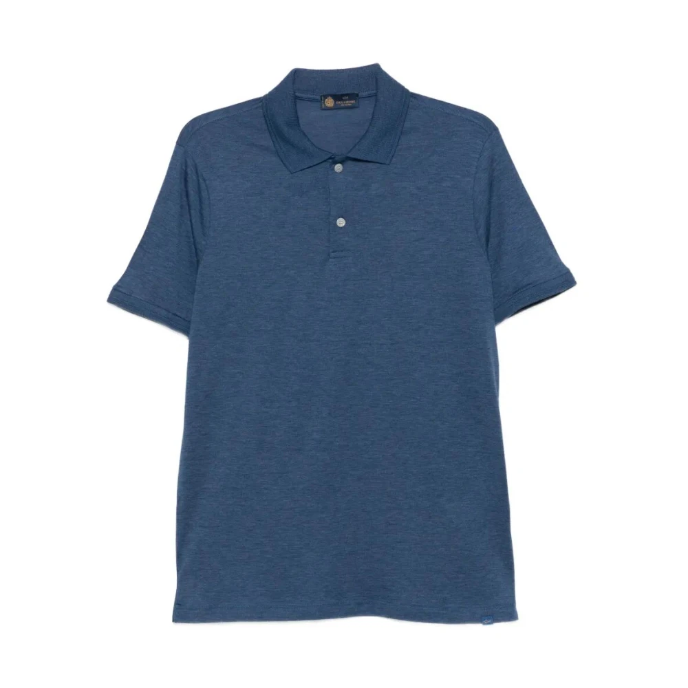 Paul & Shark Men's Blue Polo Shirts, M, Cotton And Silk Polo