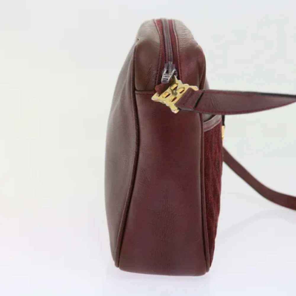 Balenciaga Vintage Pre-owned Suede shoulder-bags Red Dames