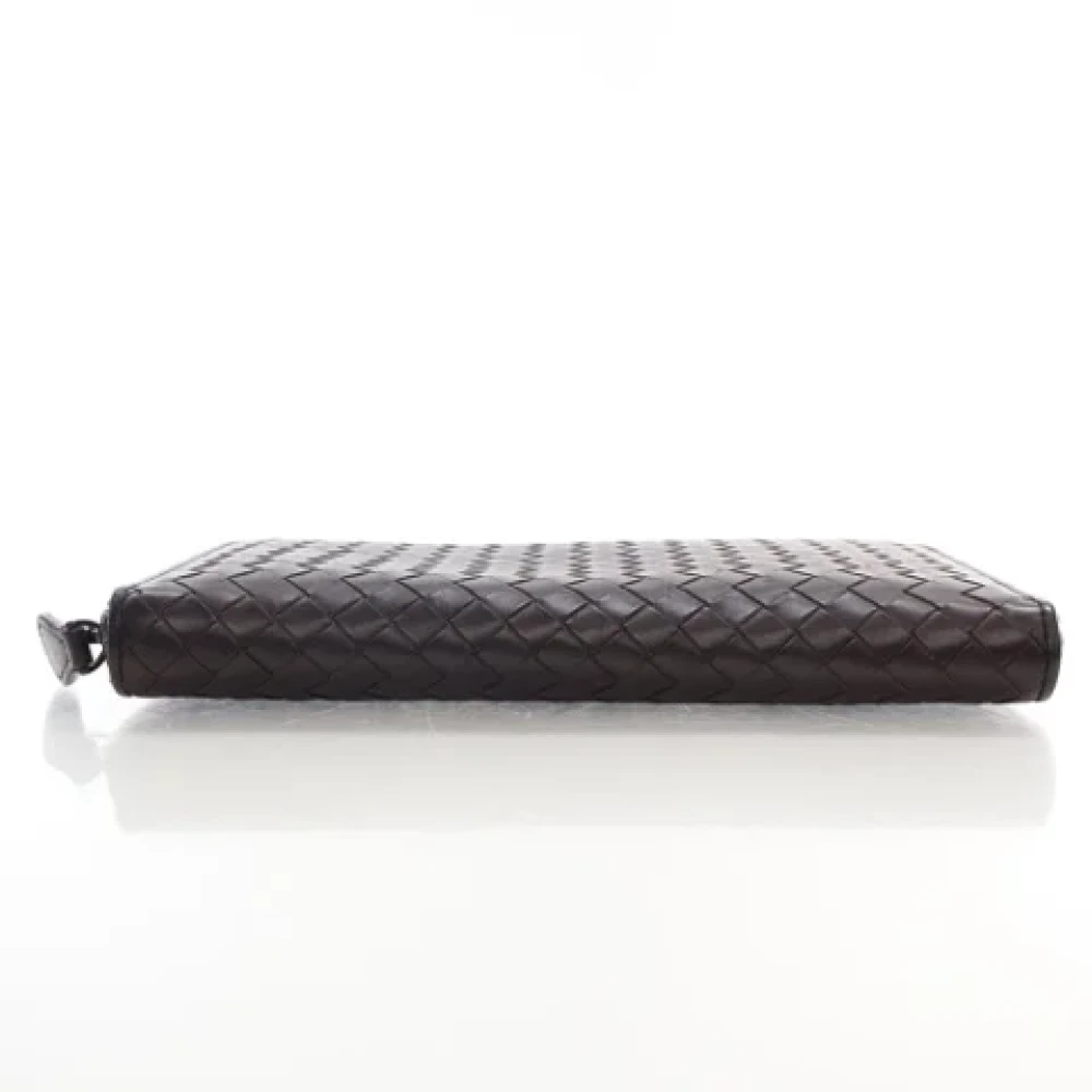 Bottega Veneta Vintage Pre-owned Leather wallets Brown Dames