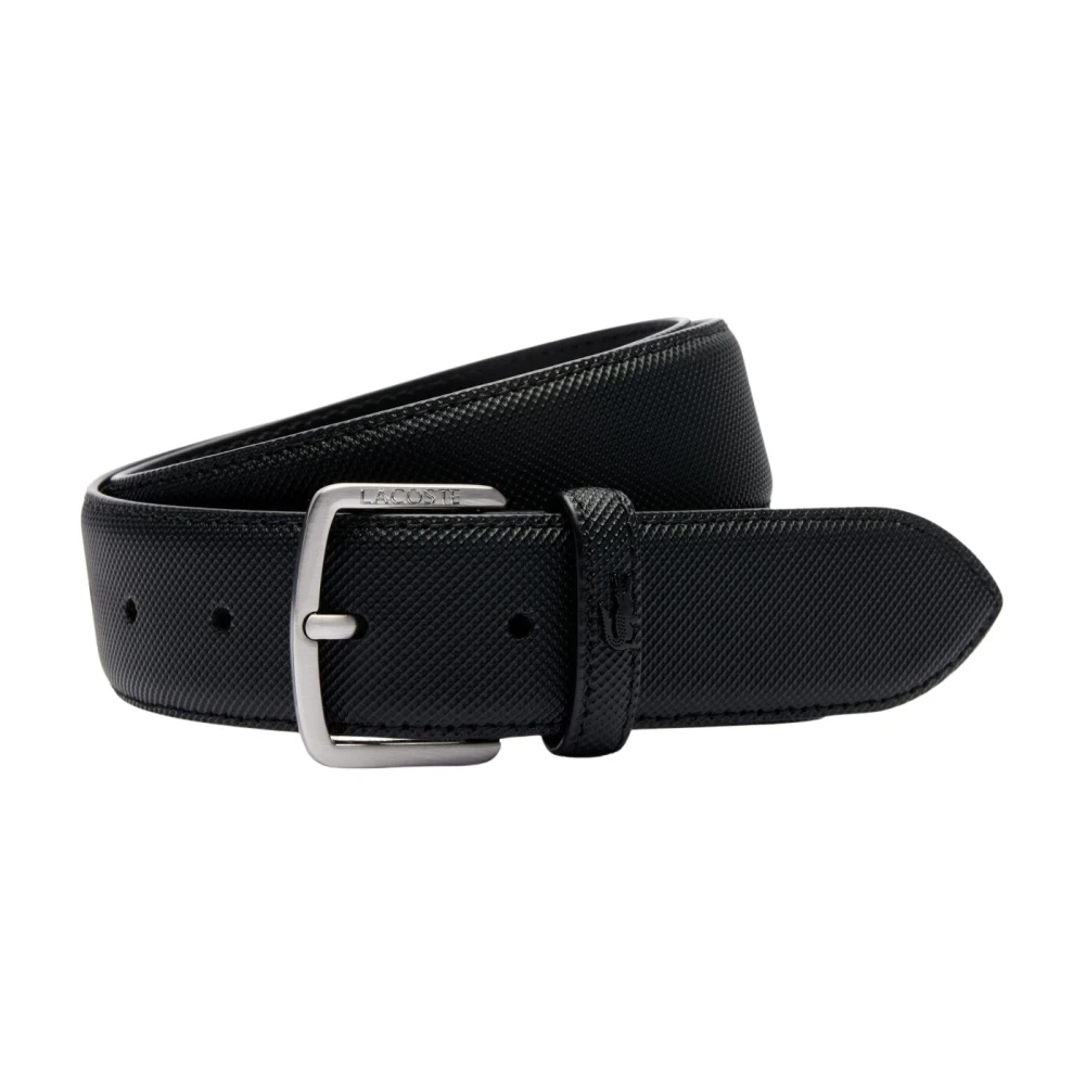 Lacoste Homme Noir Accessoires, Taille: One Size Ceinture Collection
