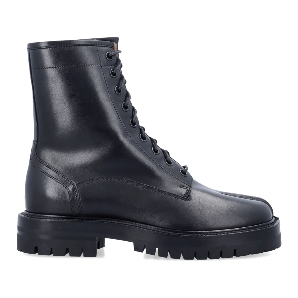 Maison Margiela Svarta Stängda Tabi-stövlar Aw24 Black, Dam