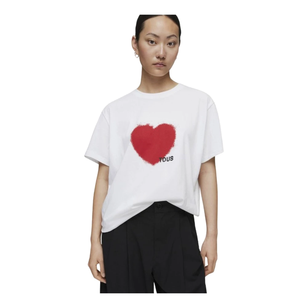 Tous Witte Dames T-shirt White Dames