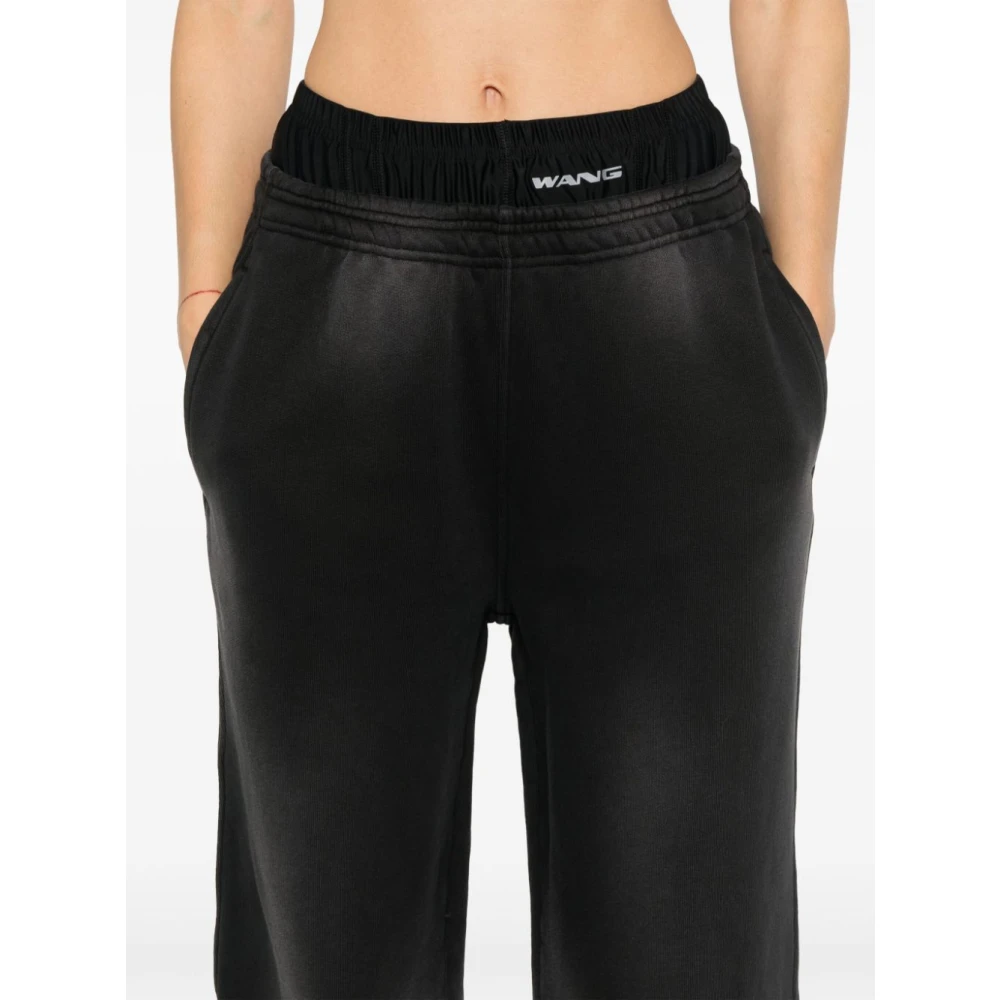 alexander wang Zwarte Broek voor Vrouwen Black Dames