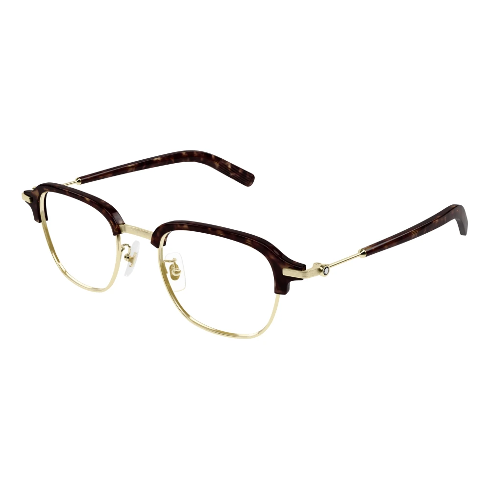 Montblanc Men's Yellow Stylish Eyeglasses In Black - Glasses - 50 Mm - Accessories