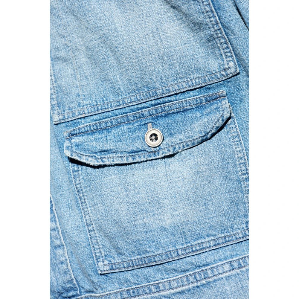 Maison Margiela Lichte spijkerjas Blue Heren