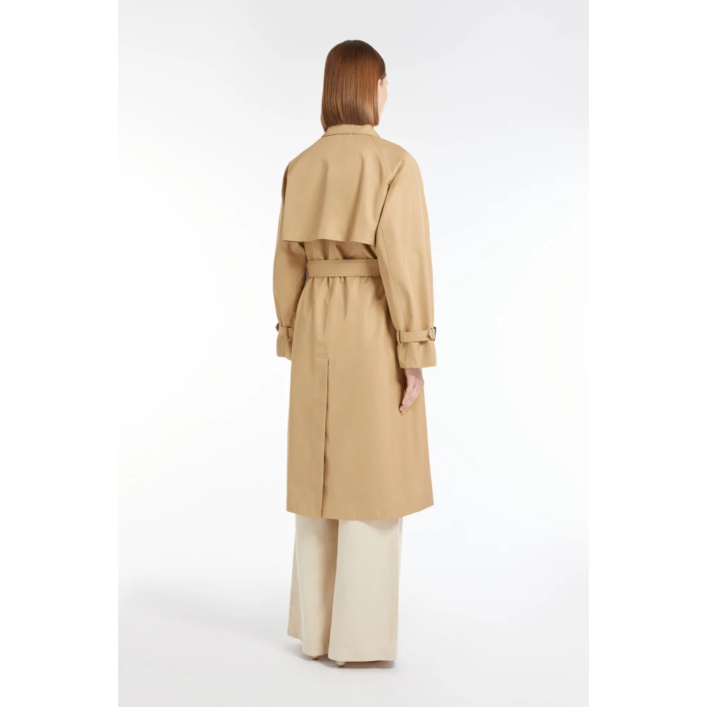 Max Mara Weekend Omkeerbare Midi Trenchcoat Beige Dames
