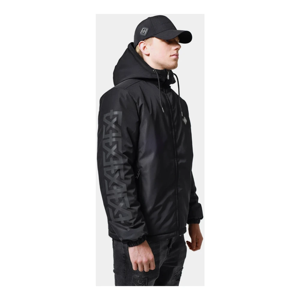 Xplct Studios Zwarte Heren Winterjas Link Black Heren