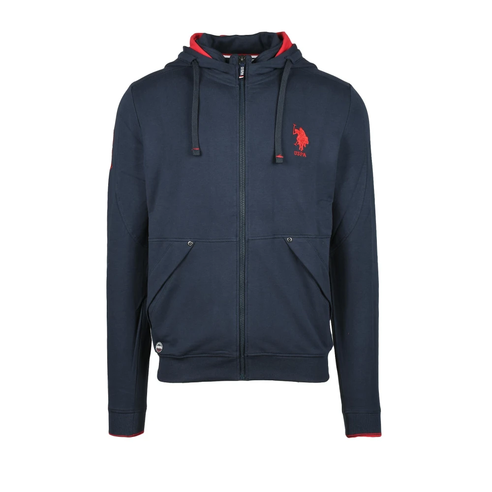 U.s. Polo Assn. Navyblauwe Sweatshirt voor Heren Blue Heren